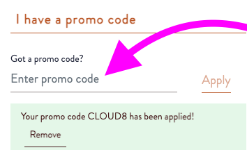 I have a promo code